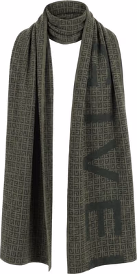 Green Wool Scarf