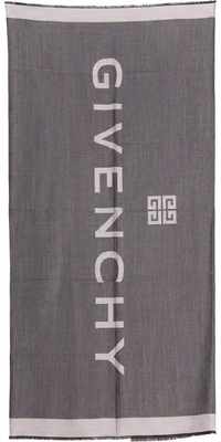 Gray Silk Foulard
