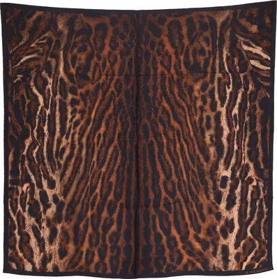 Multicolor Silk Scarf