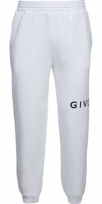 White Cotton Joggers (Workout Pants)