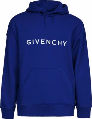 Blue Cotton Hoodie