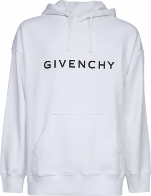 White Cotton Hoodie
