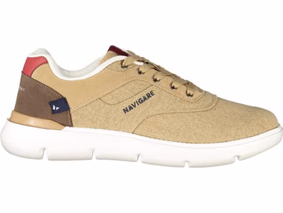 Brown Polyester Men's Sneaker