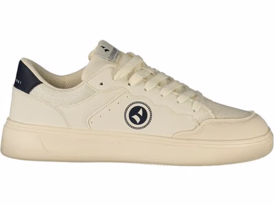 White Polyurethane Men's Sneaker