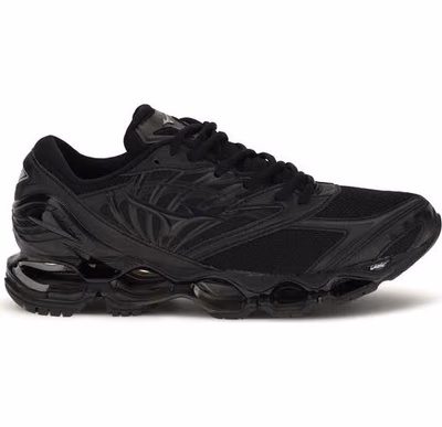 Black Fabric Athletic Sneakers