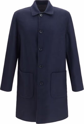 Blue Wool Oves Aries Coat