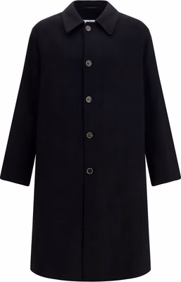 Black Wool Oves Aries Coat