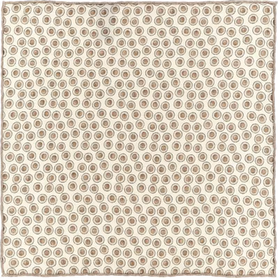 Beige Silk Foulard