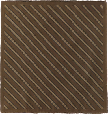 Brown Silk Foulard