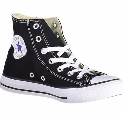 Black Textile Athletic Sneakers