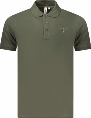 Green Cotton Polo Shirt