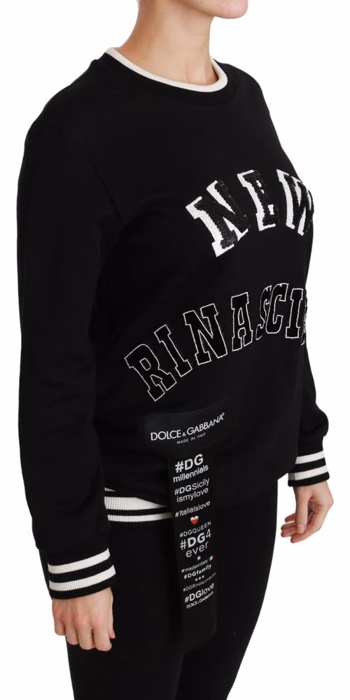 Dolce & Gabbana Black Rinascimento #DGmillennials Sweater