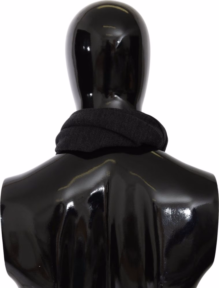 Dolce & Gabbana Gray #DGLovesLondon Wool Wrap Wool Scarf