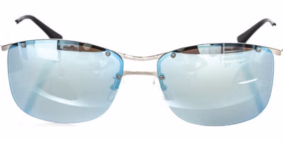 Silver Metallic Men Sunglasses