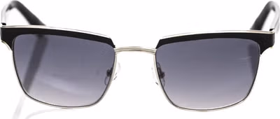 Black Metallic Fibre Men Sunglasses