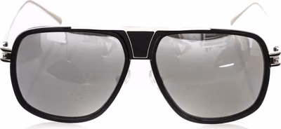 Black Metallic Fiber Men Sunglass