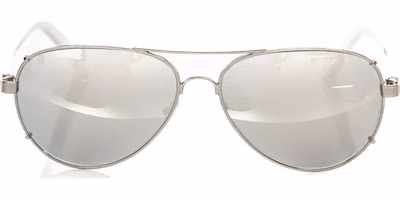 Silver Metallic Fiber Men's Sunglass