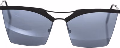 Black Metallic Women's Sunglass