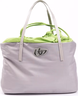 Gray Polyester Women Shoulder Bag