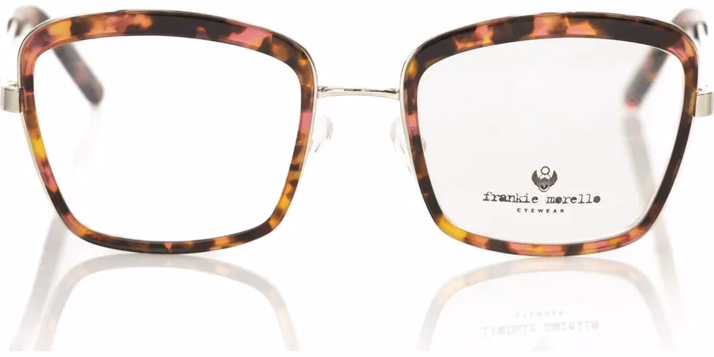 Frankie Morello Red Metallic Women's Eyeglass Frame