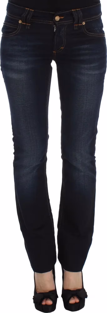John Galliano Blue Wash Cotton Slim Fit Jeans
