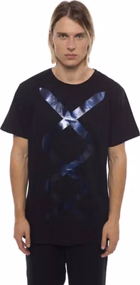 Black Cotton Men T-Shirt