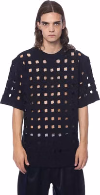 Black Cotton Men T-Shirt