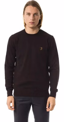 Brown Merino Wool Men Sweater