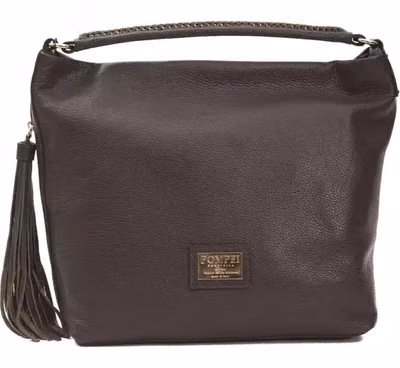 Brown Leather Women Shoulder Bag