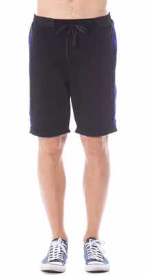 Black Cotton Men's Short