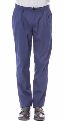 Blue Cotton Men's Chino Pant