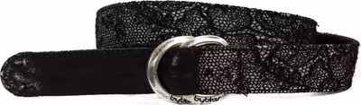 Black Wool Women Belt
