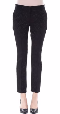 Black Marabou Women Pants
