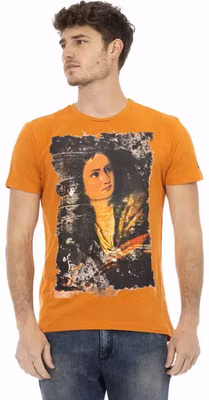 Orange Cotton Men's T-Shirt