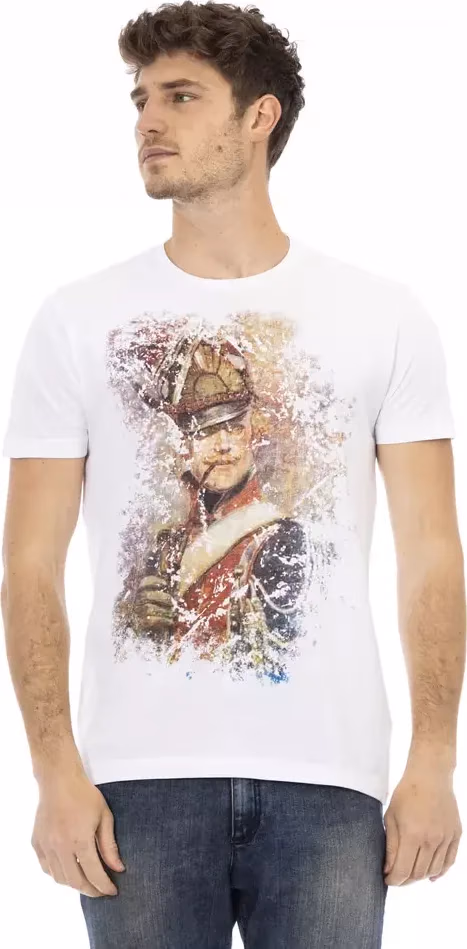 Trussardi Action White Cotton T-Shirt