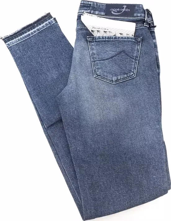 Jacob Cohen Blue Cotton Women Jeans