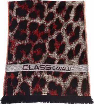 Burgundy Wool Men Scarf