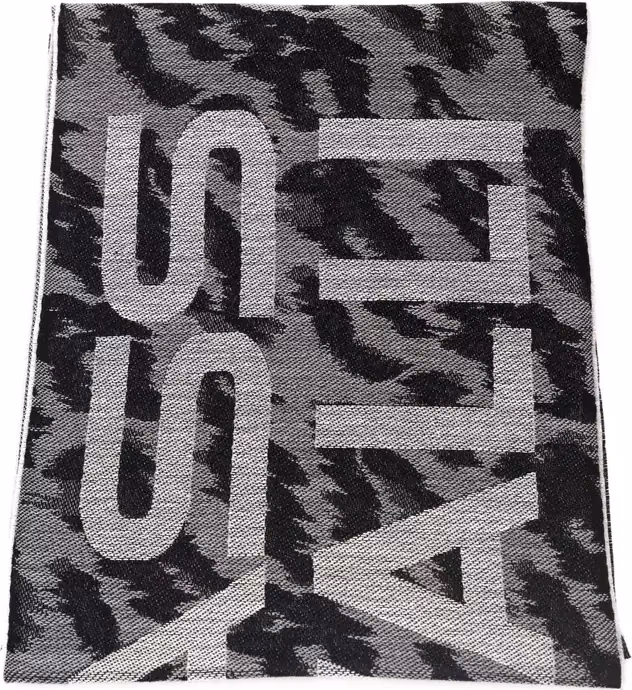 Cavalli Class Gray Wool Men Scarf