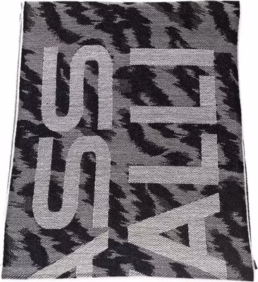 Gray Wool Men Scarf