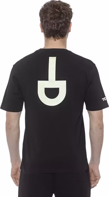 Black Cotton Men T-Shirt