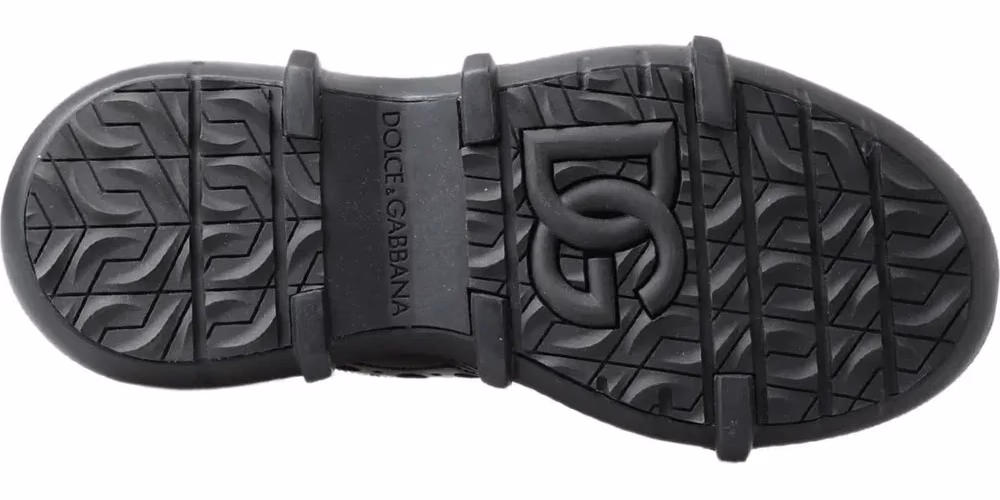 Dolce & Gabbana Black Leather Ankle Casual Boots