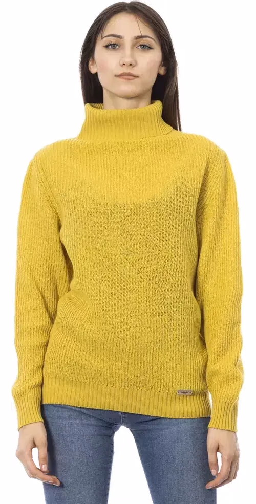 Baldinini Trend Yellow Wool Women Sweater
