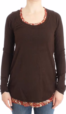 Brown crewneck sweater