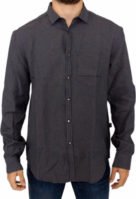 Gray linen casual shirt