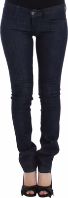 Blue skinny leg jeans