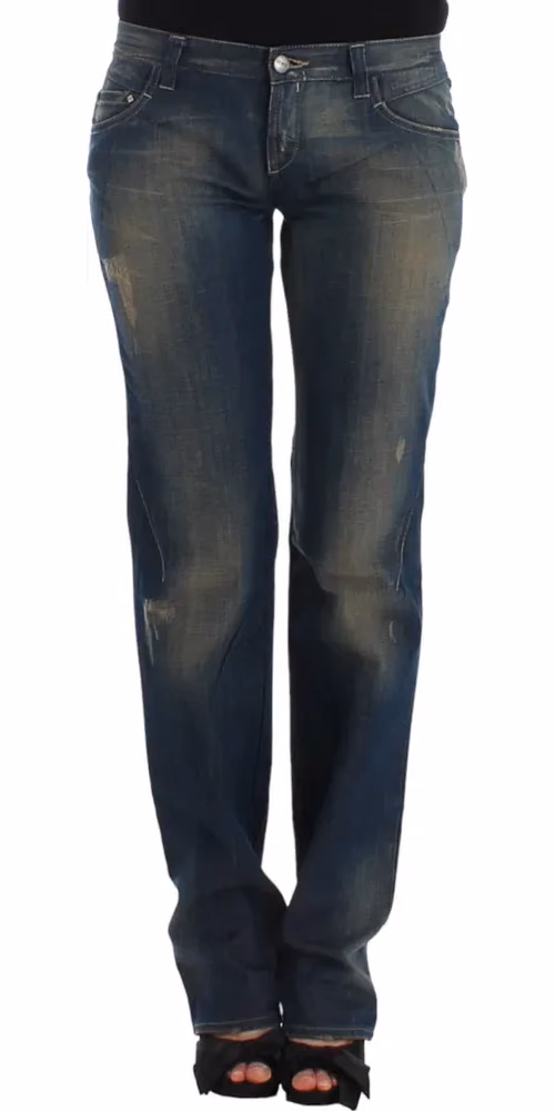 Costume National Blue straight leg jeans