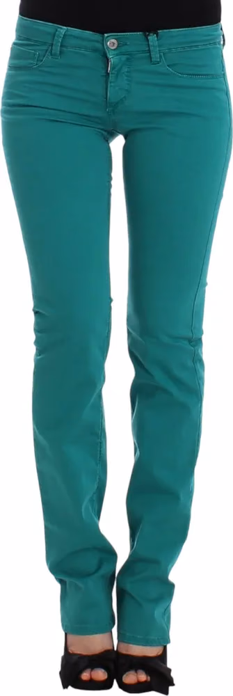 Costume National Green straight leg jeans