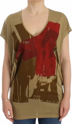 Green print shortsleeve t-shirt