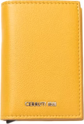 Yellow Calfskin Men Wallet