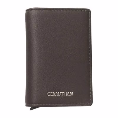 Brown Calfskin Men Wallet